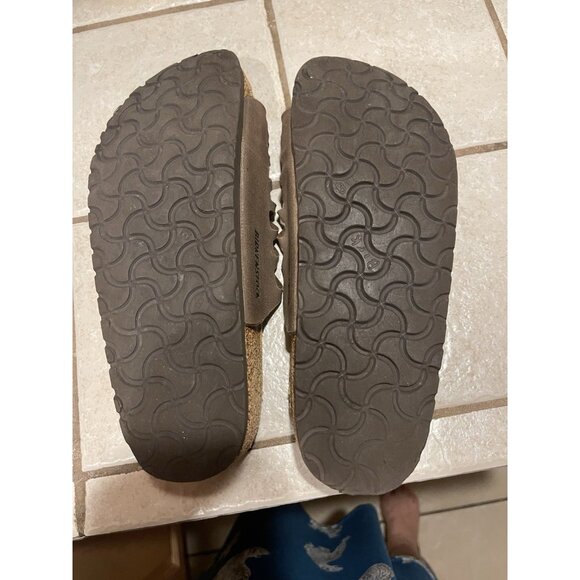 Birkenstock Granada Sandals Leather Slide Open Toe Brown Women's 37 EU, 6.5 US - Picture 7 of 8